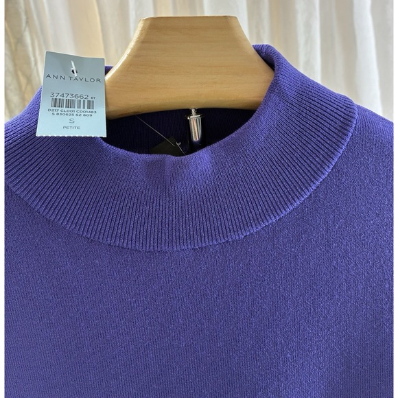 Ann Taylor Petites Size Small New With Tags Blue‎ Mid Length Dress - Picture 6 of 10